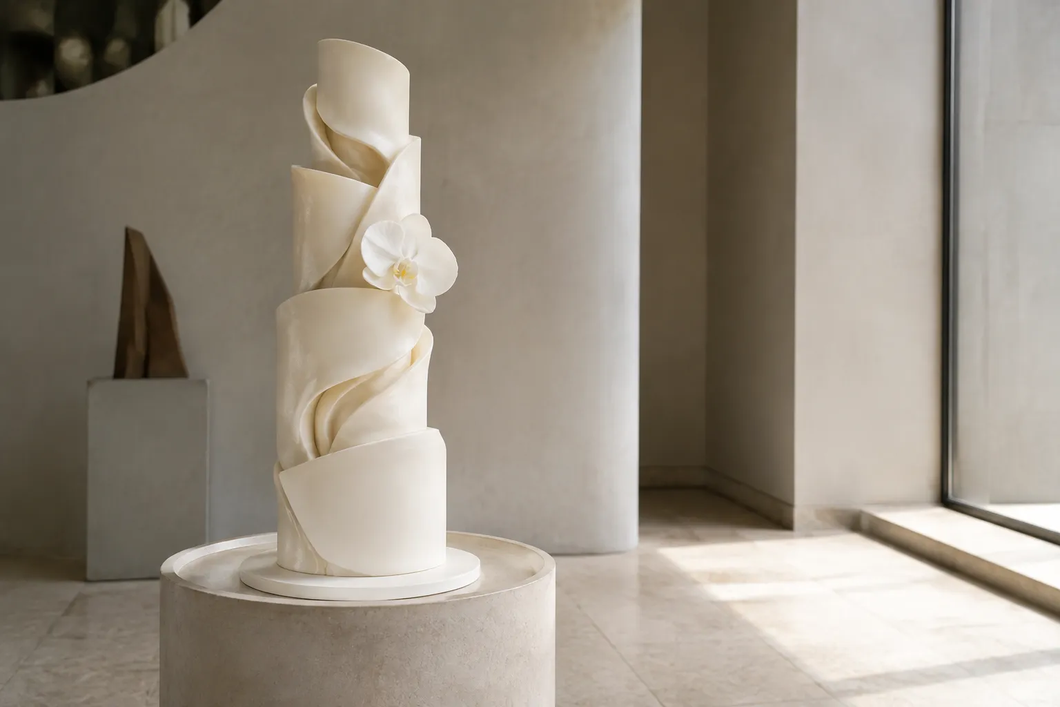 2027 Wedding Cake Trends in Southern California featuring sculptural, vintage and couture designs